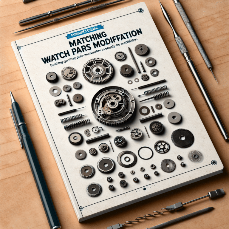 Matching Watch Parts for Mods: A Beginner's Guide